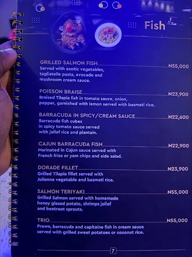 Menu page 7