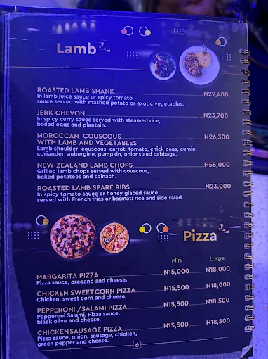 Menu page 8