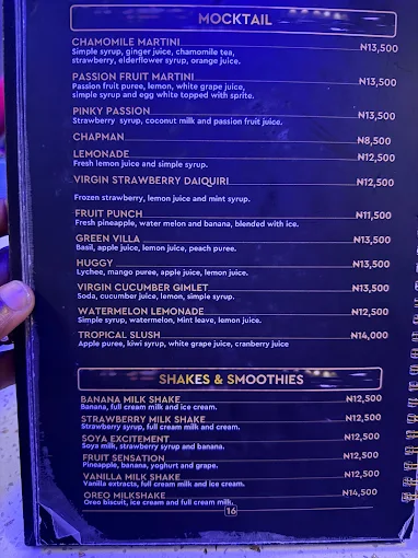 Menu page 6