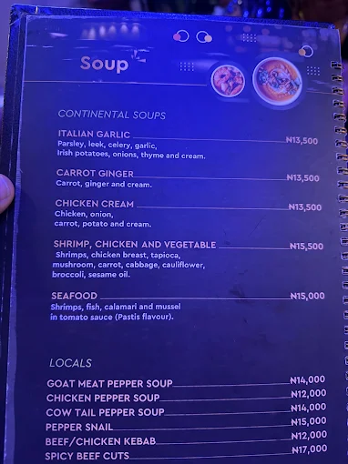 Menu page 2